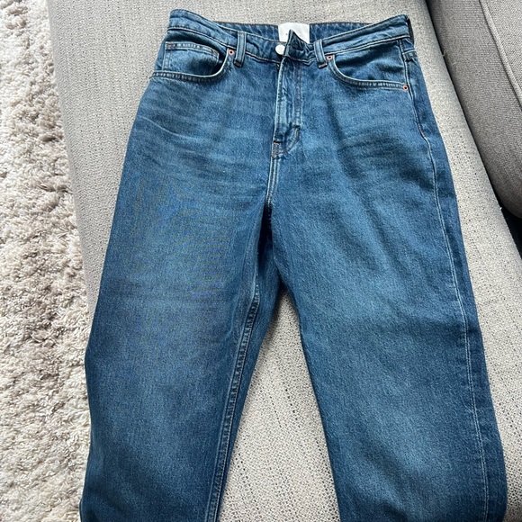 Jax Stretch High Rise Straight Jeans - Picture 4 of 5